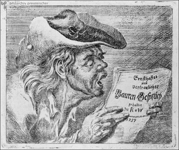 Ein lesender Bauer (1757)